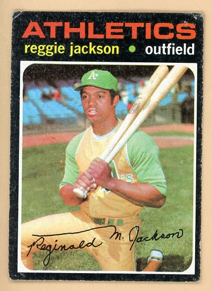 1971 Topps Baseball #020 Reggie Jackson A's VG-EX 539169