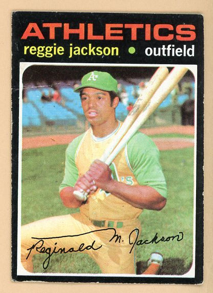 1971 Topps Baseball #020 Reggie Jackson A's EX 539172
