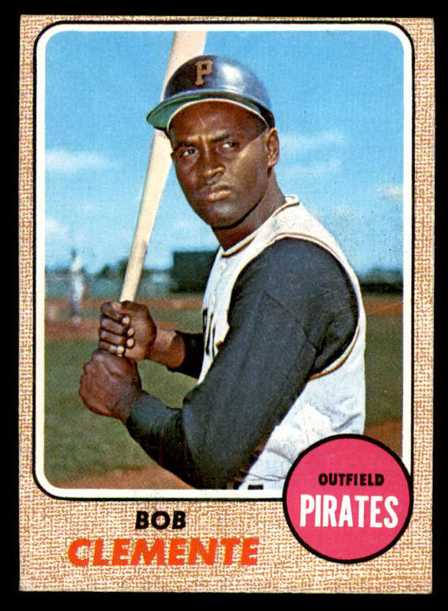 1968 Topps Baseball #150 Roberto Clemente Pirates EX 539176