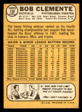 1968 Topps Baseball #150 Roberto Clemente Pirates EX 539176