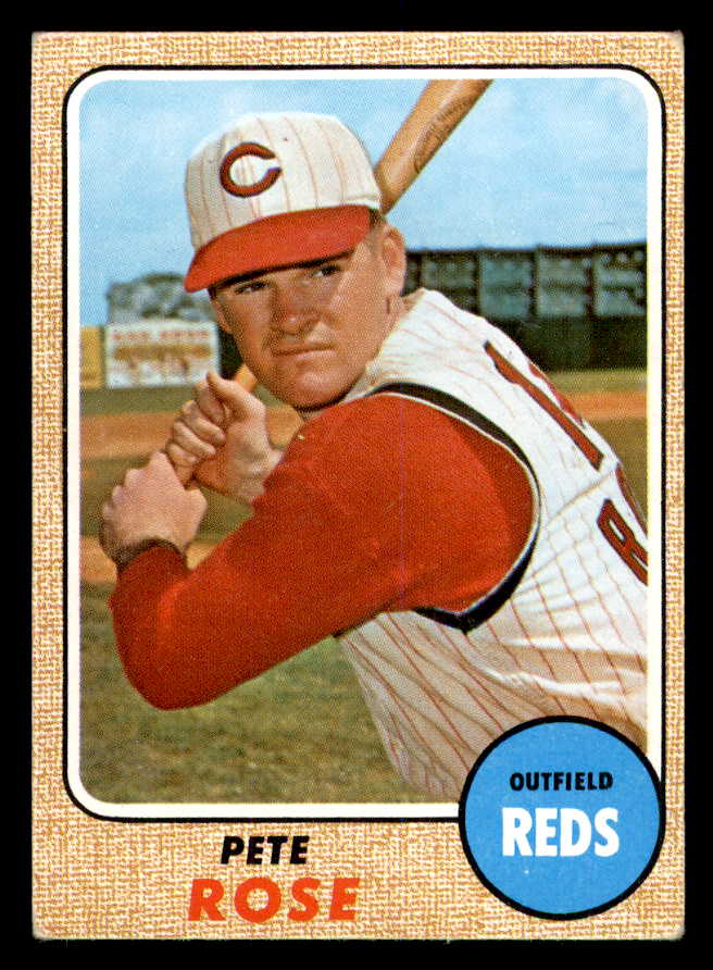 1968 Topps Baseball #230 Pete Rose Reds VG 539181