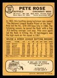 1968 Topps Baseball #230 Pete Rose Reds VG 539181