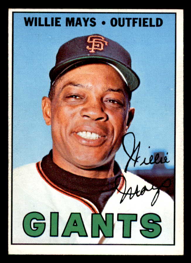 1967 Topps Baseball #200 Willie Mays Giants EX-MT 539184