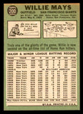 1967 Topps Baseball #200 Willie Mays Giants EX-MT 539184