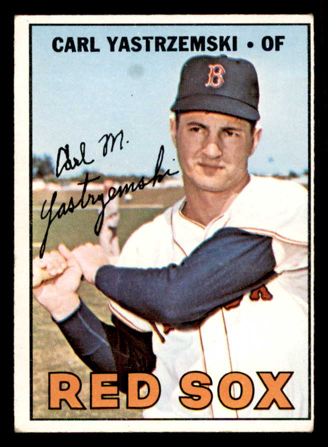 1967 Topps Baseball #355 Carl Yastrzemski Red Sox VG-EX 539191
