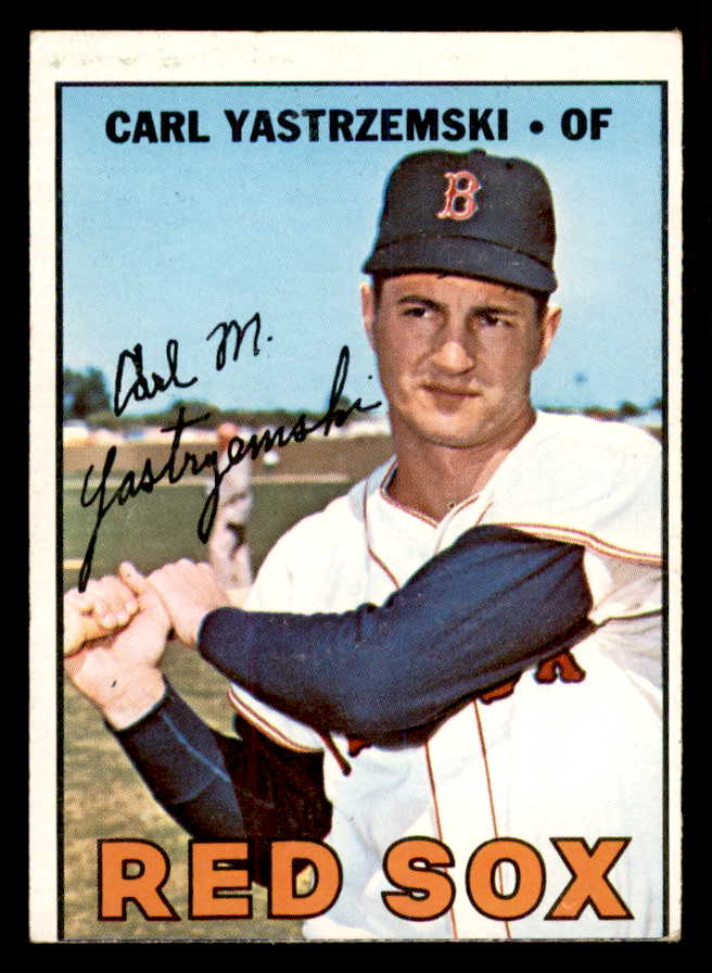 1967 Topps Baseball #355 Carl Yastrzemski Red Sox VG-EX 539192