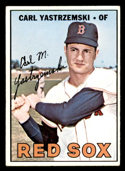 1967 Topps Baseball #355 Carl Yastrzemski Red Sox EX 539194