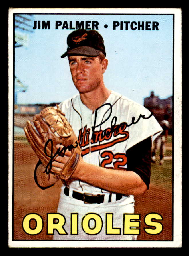1967 Topps Baseball #475 Jim Palmer Orioles EX 539198