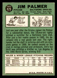 1967 Topps Baseball #475 Jim Palmer Orioles EX 539198