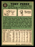 1967 Topps Baseball #476 Tony Perez Reds EX-MT 539201