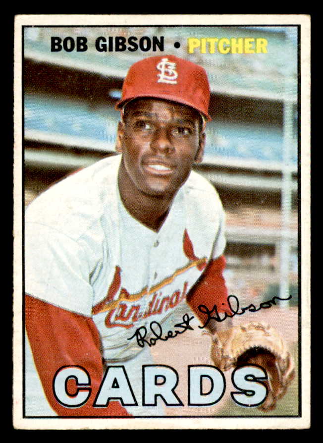 1967 Topps Baseball #210 Bob Gibson Cardinals VG-EX 539205