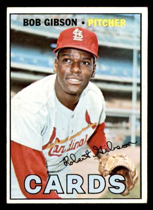 1967 Topps Baseball #210 Bob Gibson Cardinals EX-MT 539206
