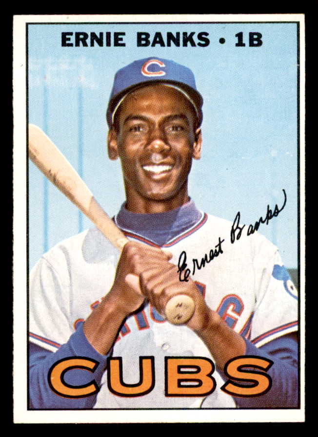 1967 Topps Baseball #215 Ernie Banks Cubs EX-MT 539211