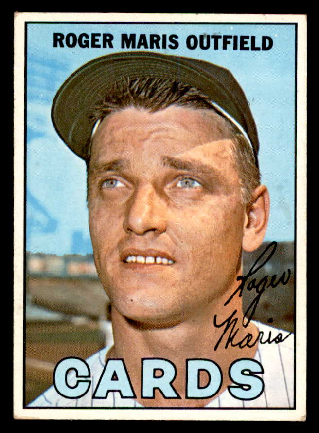 1967 Topps Baseball #045 Roger Maris Cardinals EX 539230