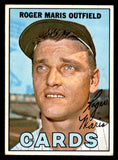 1967 Topps Baseball #045 Roger Maris Cardinals EX 539230
