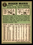 1967 Topps Baseball #045 Roger Maris Cardinals EX 539230