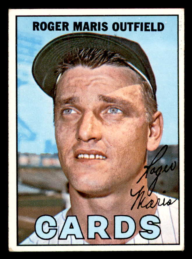 1967 Topps Baseball #045 Roger Maris Cardinals EX 539231