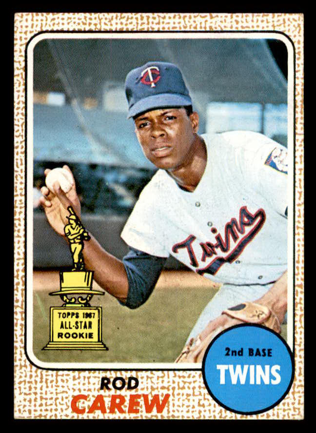1968 Topps Baseball #080 Rod Carew Twins EX-MT 539234