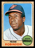 1968 Topps Baseball #500 Frank Robinson Orioles EX+/EX-MT 539238
