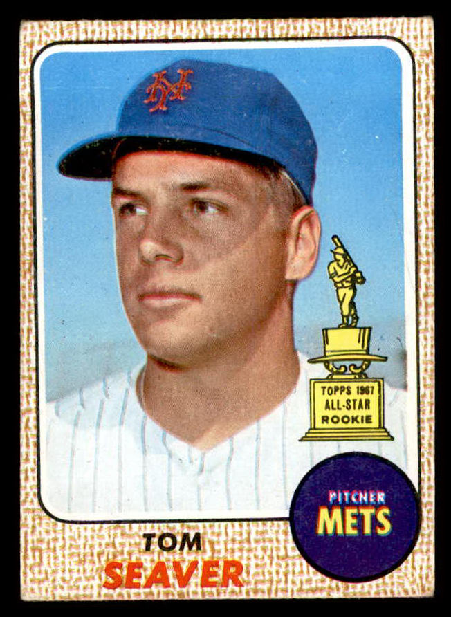 1968 Topps Baseball #045 Tom Seaver Mets VG-EX 539251