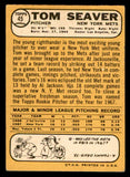 1968 Topps Baseball #045 Tom Seaver Mets VG-EX 539251