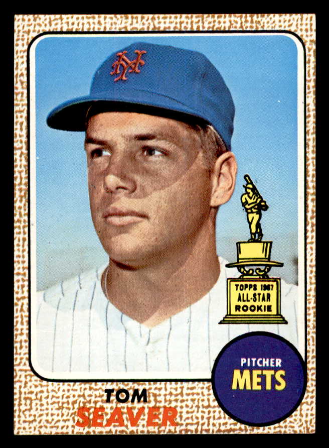 1968 Topps Baseball #045 Tom Seaver Mets NR-MT 539252