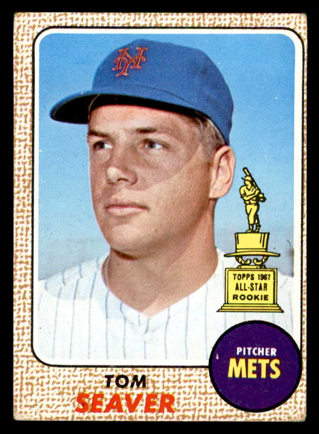 1968 Topps Baseball #045 Tom Seaver Mets VG-EX 539253