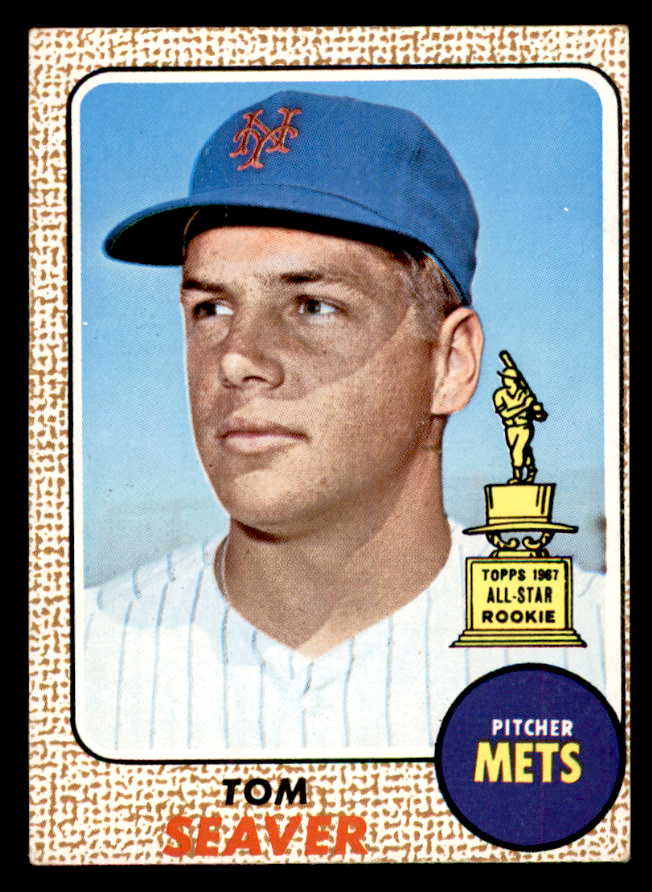 1968 Topps Baseball #045 Tom Seaver Mets VG-EX 539254