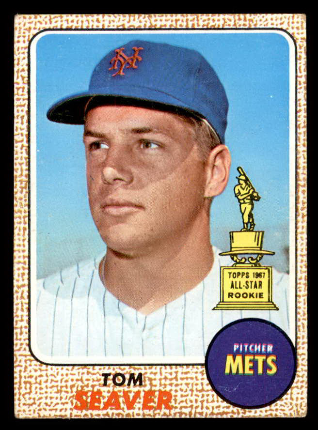 1968 Topps Baseball #045 Tom Seaver Mets VG-EX 539255