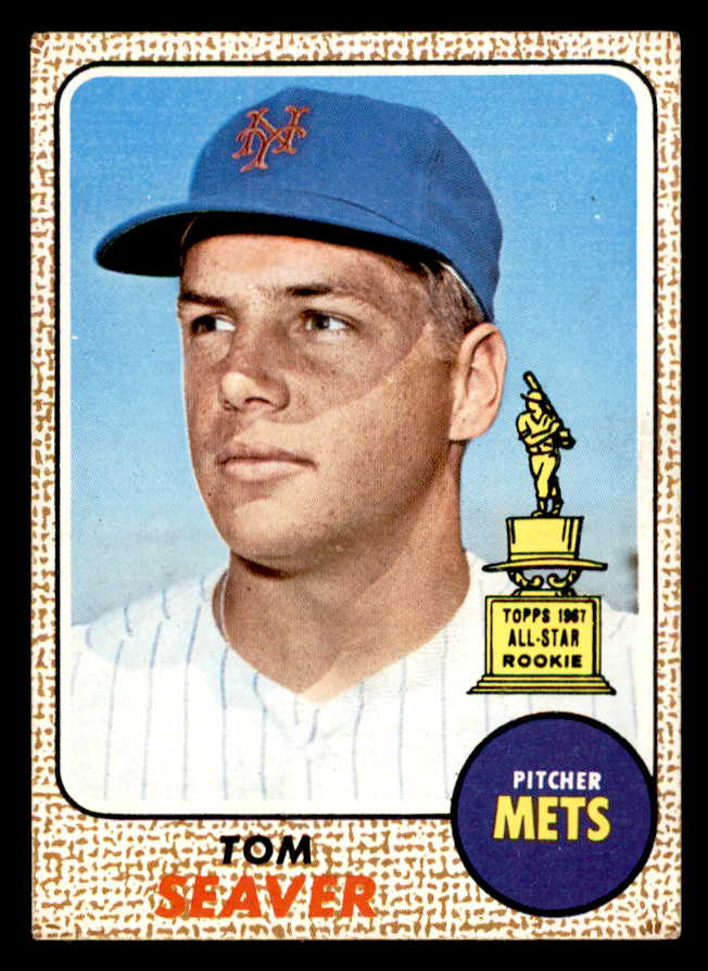 1968 Topps Baseball #045 Tom Seaver Mets VG-EX 539256
