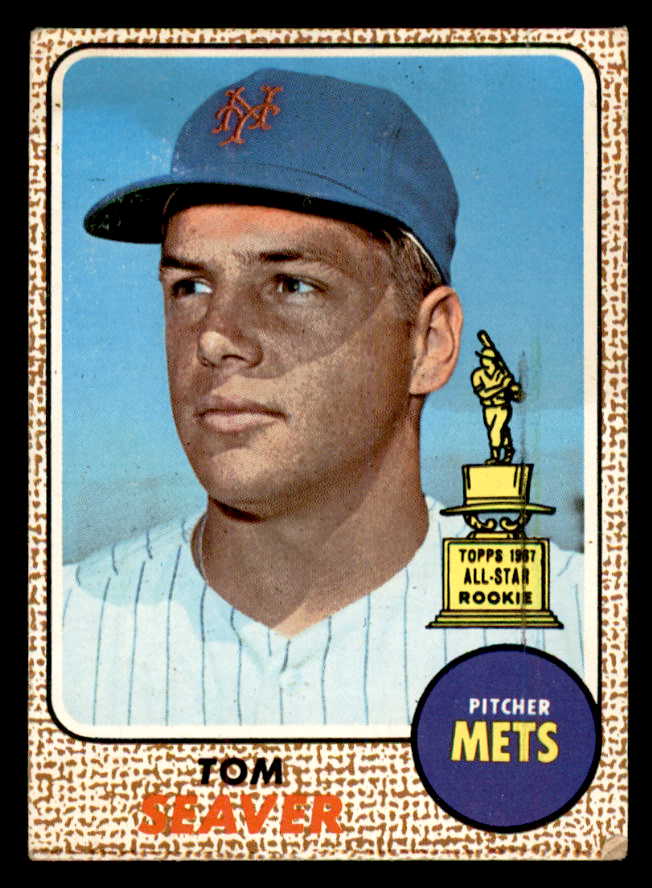 1968 Topps Baseball #045 Tom Seaver Mets VG-EX 539257