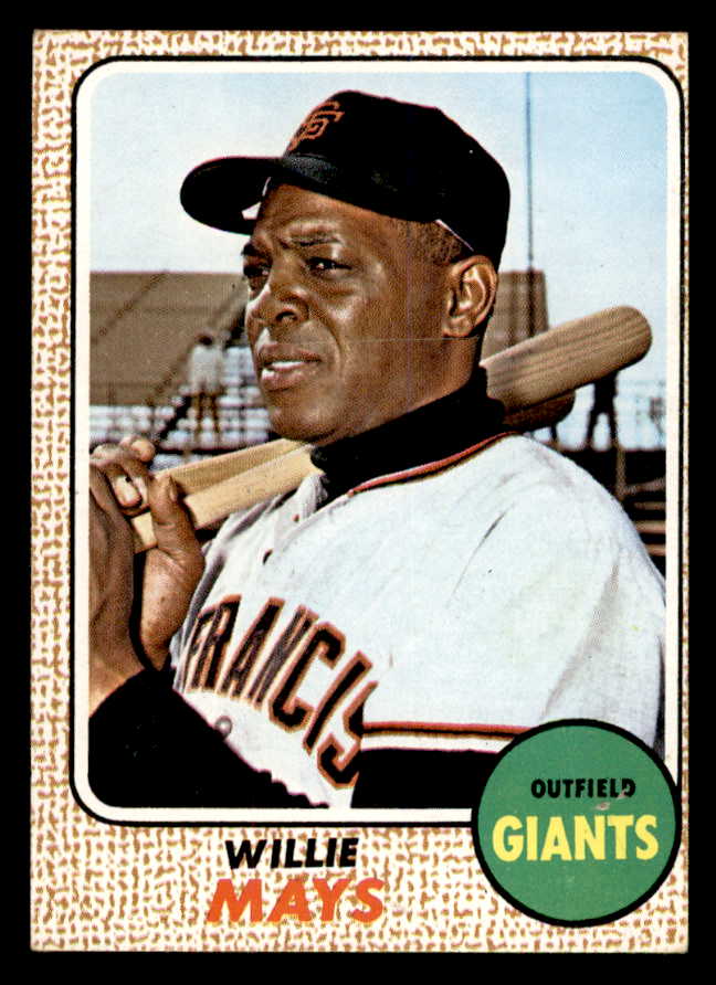 1968 Topps Baseball #050 Willie Mays Giants VG-EX 539259