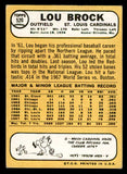 1968 Topps Baseball #520 Lou Brock Cardinals VG-EX 539262