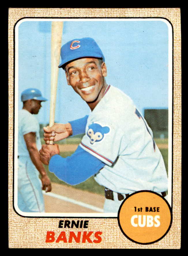 1968 Topps Baseball #355 Ernie Banks Cubs VG-EX 539263