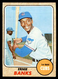 1968 Topps Baseball #355 Ernie Banks Cubs VG-EX 539263