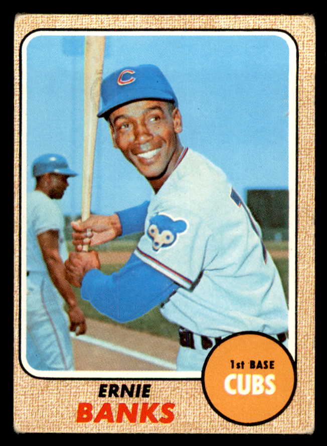 1968 Topps Baseball #355 Ernie Banks Cubs VG-EX 539264