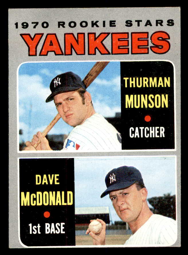 1970 Topps Baseball #189 Thurman Munson Yankees VG 539272