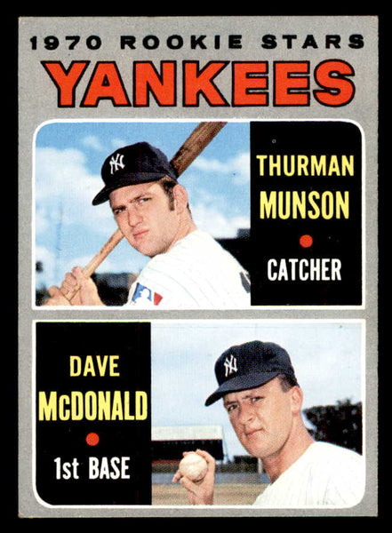 1970 Topps Baseball #189 Thurman Munson Yankees EX-MT 539275