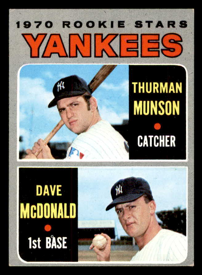 1970 Topps Baseball #189 Thurman Munson Yankees EX-MT 539276
