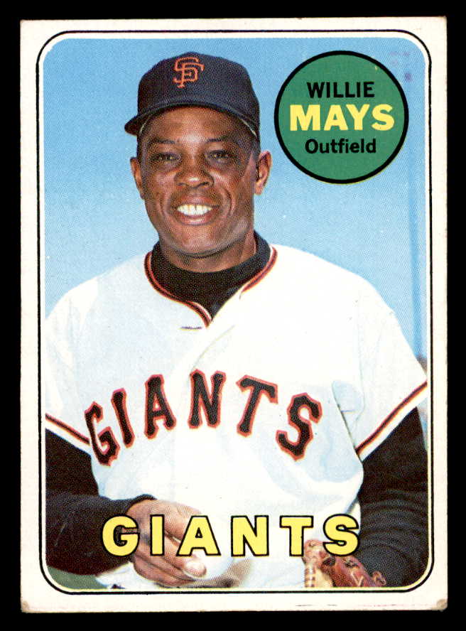 1969 Topps Baseball #190 Willie Mays Giants VG-EX 539279