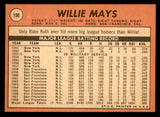 1969 Topps Baseball #190 Willie Mays Giants VG-EX 539279