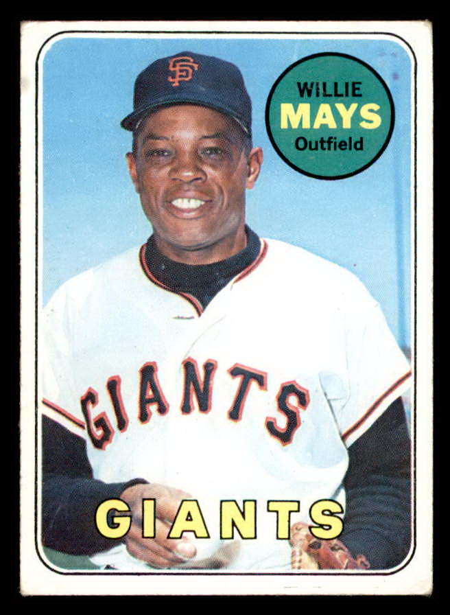 1969 Topps Baseball #190 Willie Mays Giants VG-EX 539280