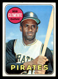 1969 Topps Baseball #050 Roberto Clemente Pirates EX 539282