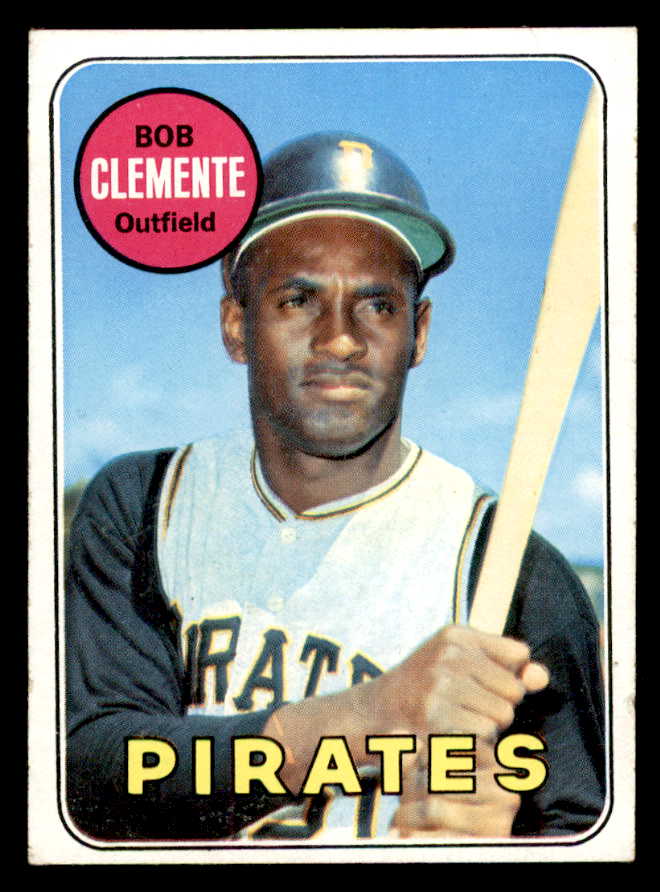 1969 Topps Baseball #050 Roberto Clemente Pirates EX+/EX-MT 539284