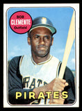 1969 Topps Baseball #050 Roberto Clemente Pirates EX+/EX-MT 539284