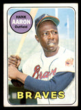 1969 Topps Baseball #100 Hank Aaron Braves VG-EX 539285