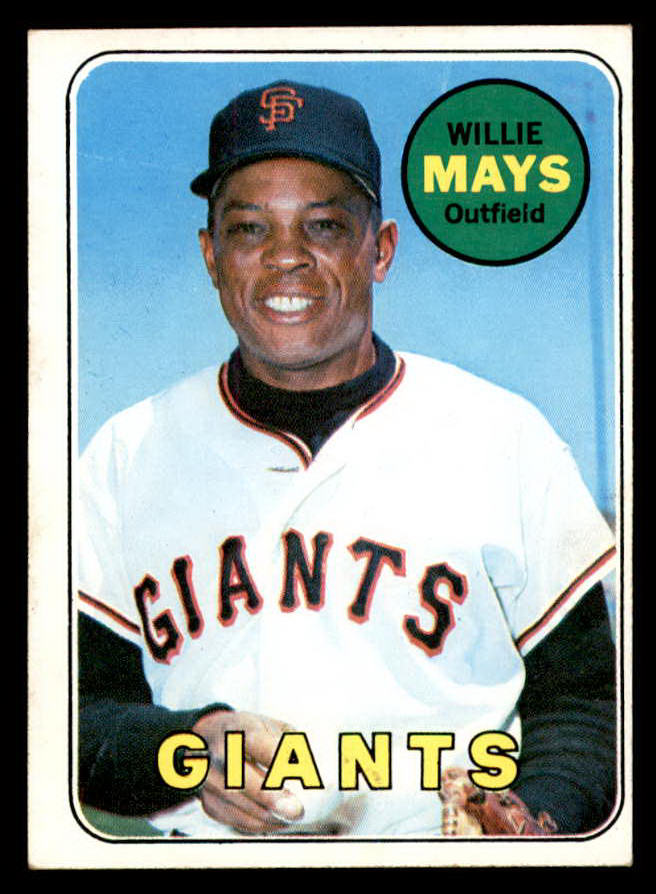 1969 Topps Baseball #190 Willie Mays Giants EX+/EX-MT 539286