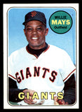 1969 Topps Baseball #190 Willie Mays Giants EX-MT 539287