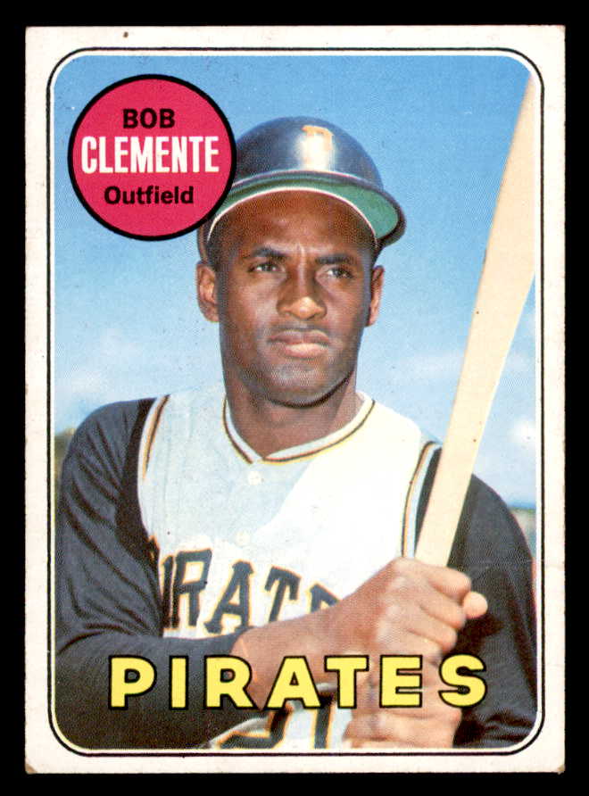 1969 Topps Baseball #050 Roberto Clemente Pirates EX 539292