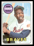 1969 Topps Baseball #100 Hank Aaron Braves EX 539293